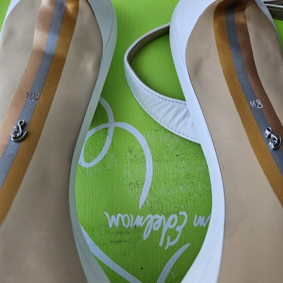 Sam Edelman Jade White Heels Sandals 8.5 platform bridal - Picture 7 of 12